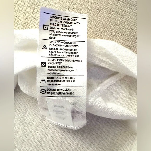 Vince Softest Featherweight Short Sleeve Tee in White - Picture 10 of 10